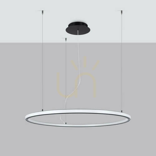 Sprawdź Żyrandol RISA 90 czarny LED 3000K  - THORO