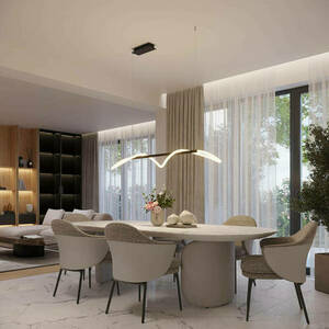 Kinkiet GALAKSE 90cm czarny LED 2700-6500K  - THORO small 13