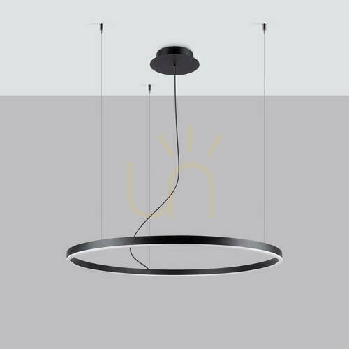 Sprawdź Żyrandol ODA 80 czarny LED 4000K  - THORO