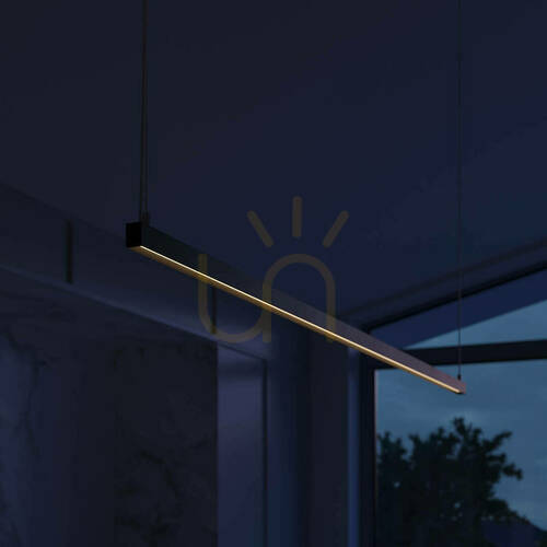 Sprawdź Lampa wisząca Thoro Strang 120 LED 3000 K czarna