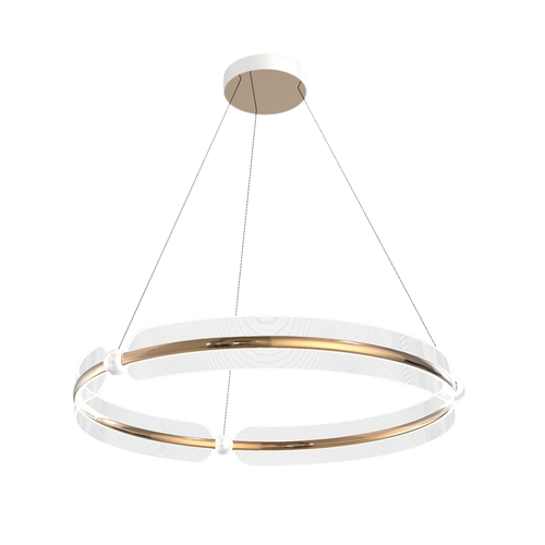 Sprawdź Lampa Wisząca Italux Faris LED Złota 53W 65 cm PND-62738-53W-3K-GD