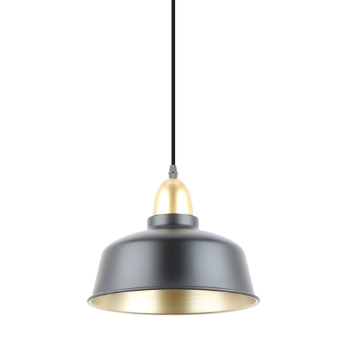 Sprawdź Lampa wisząca Zuma Line MENSA A8063-BK CZARNY MAT+ZŁOTO/MATT