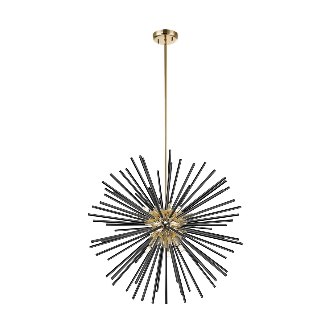 Sprawdź Lampa wisząca Zuma Line URCHIN P0491-09C-F7BC CZARNO-ZŁOTA Lampa wisząca Zuma Line URCHIN P0491-09C-F7BC CZARNO-ZŁOTA