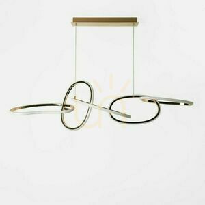 Lampa wisząca Zuma Line EGT MD7361-5A- CHOLET ZŁOTA (MD7361-5A-EGT) small 1