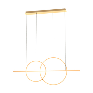 Lampa wisząca Zuma Line CHOLET MD7358-2A-3GT ZŁOTA small 0