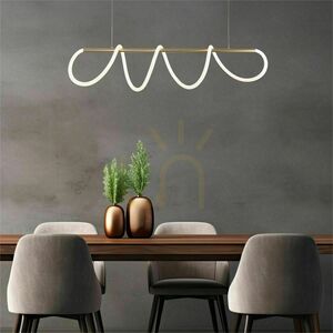 Lampa wisząca LED Zuma Line BALBO 20006PM-GD złota 120 cm small 1