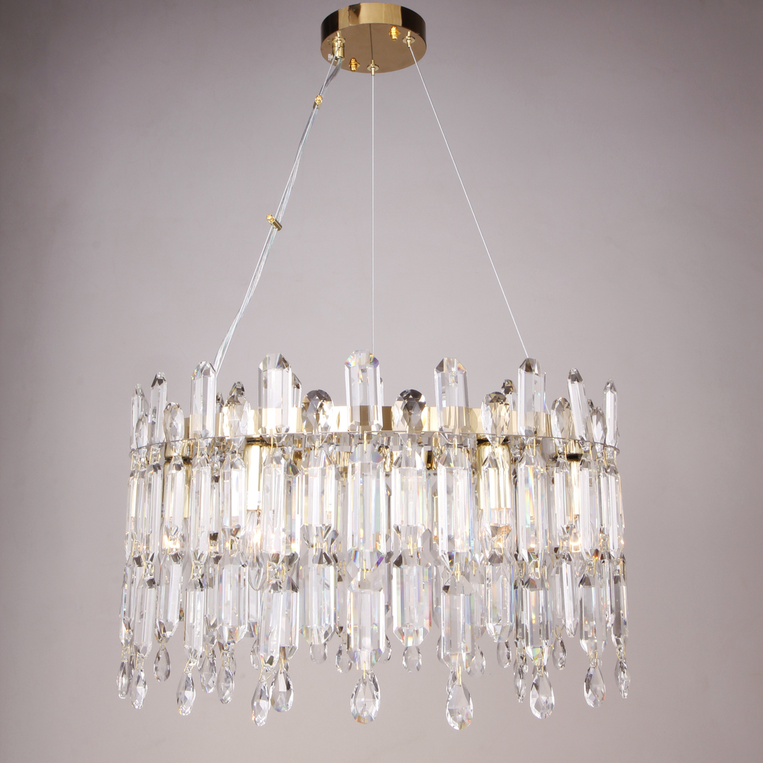 Sprawdź Lampa wisząca Zuma Line CROWN 9867-500 ZŁOTA Lampa wisząca Zuma Line CROWN 9867-500 ZŁOTA