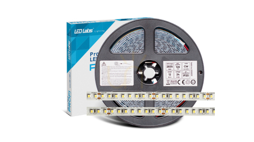 Sprawdź Taśma LED PRO 3Y 24V 128 LED/m 2835 SMD Biała Neutralna, 12W, 130lm/W, 640 LED, 5 m