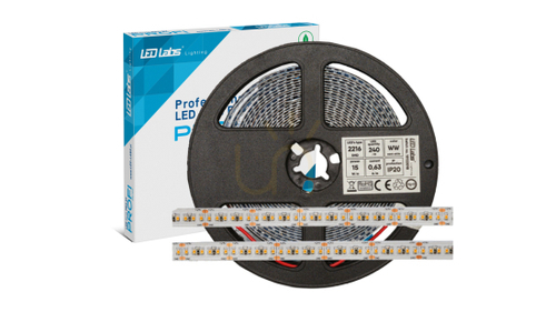Sprawdź Taśma LED PRO 3Y 24V 240 LED/m 2216 SMD Biała Zimna, 15W, RA90 HS, 1200 LED, 5 m