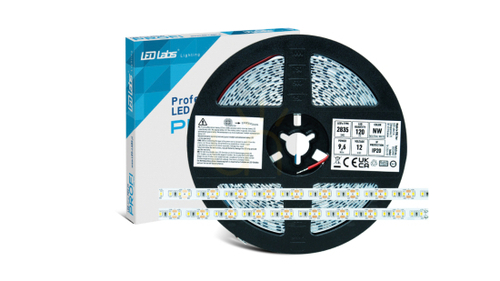 Sprawdź Taśma PRO 3Y 12V 600 LED 2835 SMD 9.6W WW RA90, 5 m