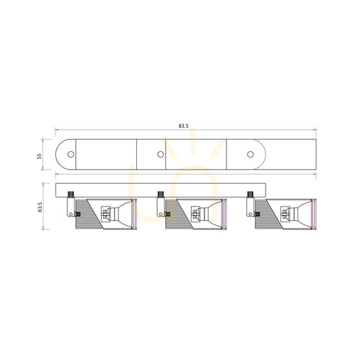 Sprawdź Neo White Chrome Spot 3x Gu10