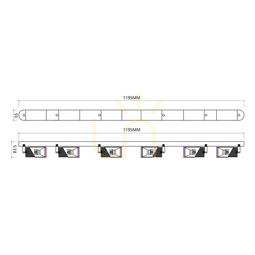 Sprawdź Neo Black Gold Spot 6x Gu10