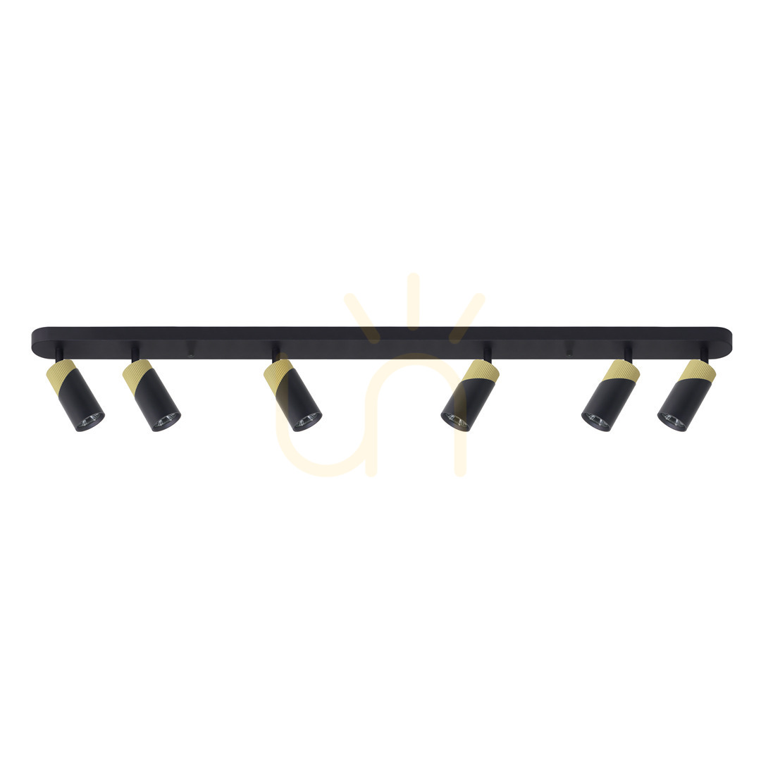 Sprawdź Neo Black Gold Spot 6x Gu10 Neo Black Gold Spot 6x Gu10