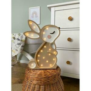 Lampa do pokoju dziecięcego beżowy Króliczek - ręcznie robiona small 13