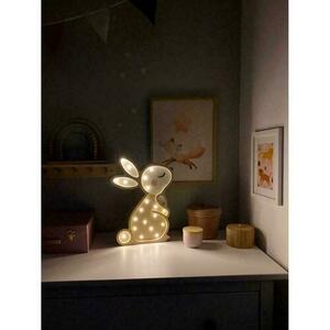 Lampa do pokoju dziecięcego beżowy Króliczek - ręcznie robiona small 2