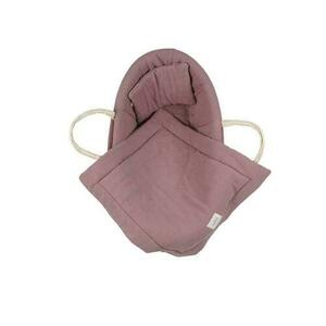 MUSLIN PADDED MOSES COVER PURPLE small 3