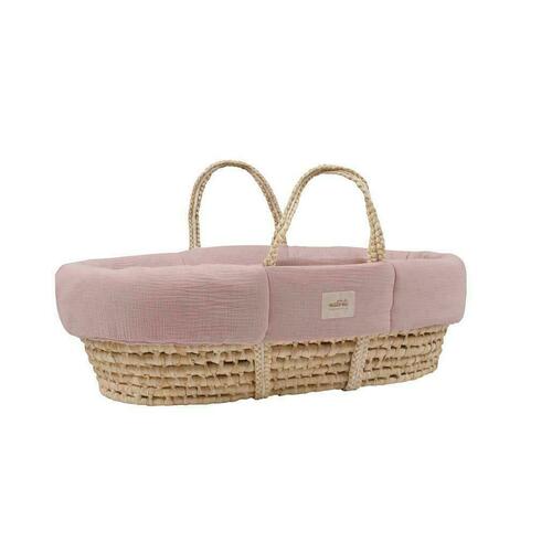 Sprawdź MUSLIN PADDED MOSES COVER DUSTY PINK