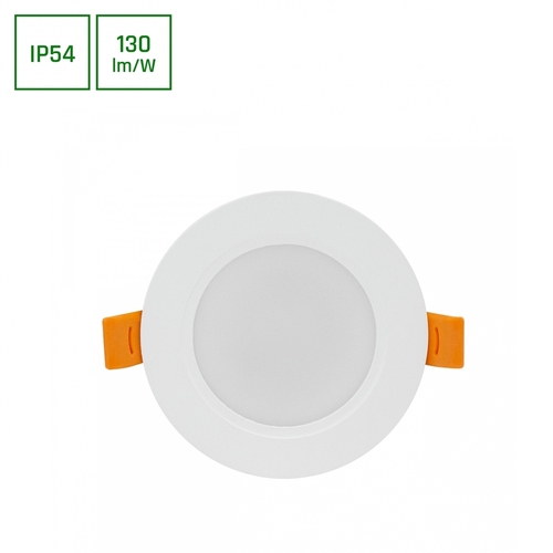 Sprawdź Dure 3 Downlight 5 W Ww 230 V 110st Ip54 Ik06 95x31 Biały Okrągła Zasilacz Zintegrowany
