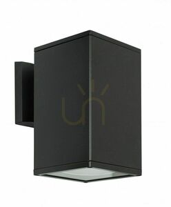 Kinkiet zewnętrzny SU-MA Adela czarny E27 IP54 8002 BL small 0