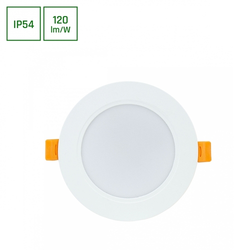 Sprawdź Dure 3 Downlight 8 W Cw 230 V 110st Ip54 Ik06 118x31 Biały Okrągła Zasilacz Zintegrowany
