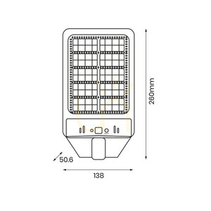 Latarnia Solarna Kers 50 W 500lm 6500 K IP44 small 5