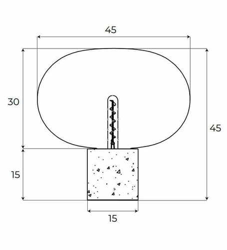 Sprawdź Lampa stołowa Max Light Moonstone T0055 szkło dymione biały marmur 45 cm