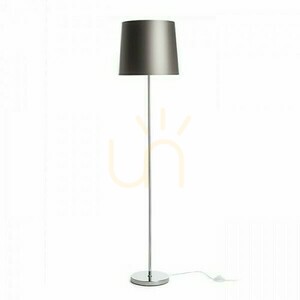Lampa Stojąca Nyc/Conny 35 Podłogowa Monaco Naftowa/Srebrene Pvc/Chrom 230 V Led E27 11 W small 0