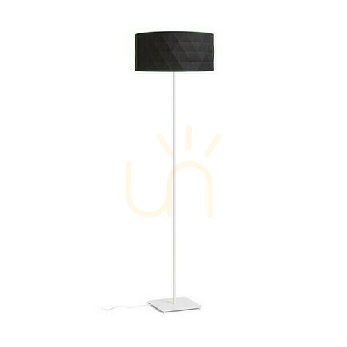 Sprawdź Lampa Stojąca Cortina/Jakaranda Podłogowa Czarna/Biała Textil/Metal 230 V Led E27 11 W