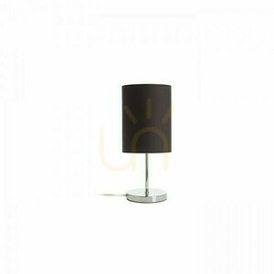 Lampa Stołowa Nyc/Ron 15/20 Monaco Naftowa/Srebrene Pvc/Nikiel 230 V Led E27 7 W small 2