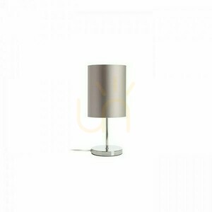 Lampa Stołowa Nyc/Ron 15/20 Monaco Naftowa/Srebrene Pvc/Nikiel 230 V Led E27 7 W small 3