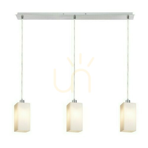 Sprawdź Lampa Wisząca Liz Iii 80 Szkło Opalowe/Chrom 230 V Led E27 3x11 W