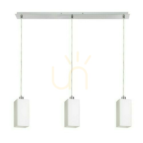 Sprawdź Lampa Wisząca Liz Iii 80 Szkło Opalowe/Chrom 230 V Led E27 3x11 W