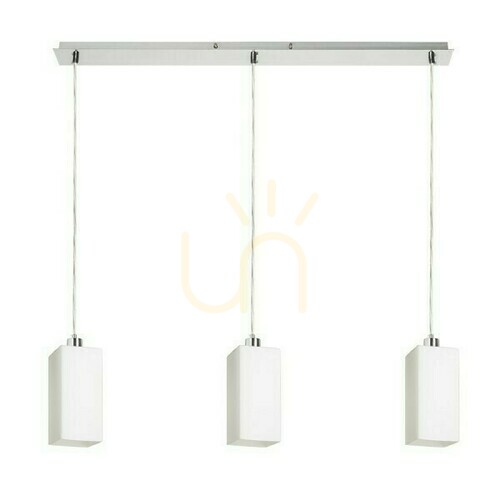 Sprawdź Lampa Wisząca Liz Iii 80 Szkło Opalowe/Nikiel Mat 230 V Led E27 3x11 W