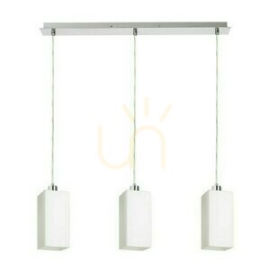 Lampa Wisząca Liz Iii 60 Szkło Opalowe/Nikiel Mat 230 V Led E27 3x11 W small 0