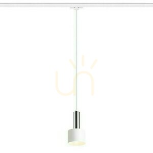 Lampa Wisząca Giulia 12 Do 3 Faz. Szyny Biała Chrom 230 V E27 40 W small 0