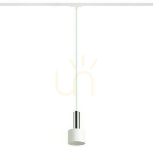Lampa Wisząca Giulia 12 Do 1 Faz. Szyny Biała Chrom 230 V E27 40 W small 1