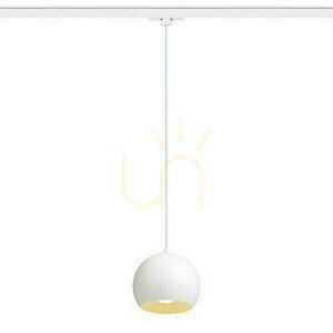 Lampa Wisząca Agneta Do 3 Faz. Szyny Biała 230 V E27 40 W small 1
