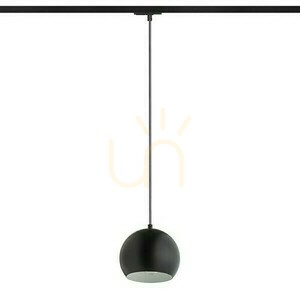 Lampa Wisząca Agneta Do 1 Faz. Szyny Czarna 230 V E27 40 W small 1