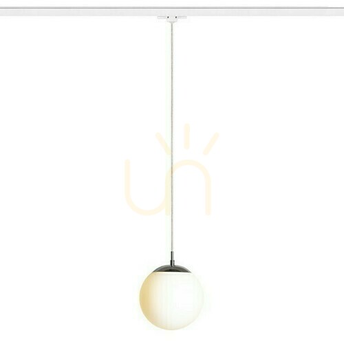 Sprawdź Lampa Wisząca Luna 20 Do 3 Faz. Szyny Szkło Opalowe/Chrom 230 V Led E27 15 W
