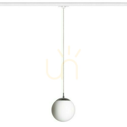 Sprawdź Lampa Wisząca Luna 20 Do 3 Faz. Szyny Szkło Opalowe/Chrom 230 V Led E27 15 W