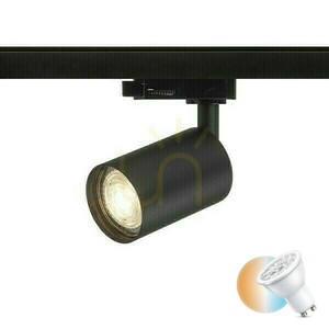 Reflektor Dude Do 3 Faz. Szyny Czarna 230 V Led Gu10 9 W small 0