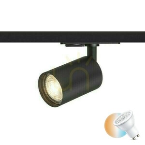Reflektor Dude Do 1 Faz. Szyny Czarna 230 V Led Gu10 9 W small 0
