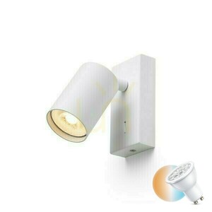 Kinkiet Rendl DUDE biały GU10 230 V 9 W R13924 small 0