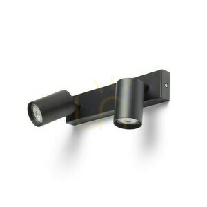 Lampa Natynkowa Dude Ii Czarna 230 V Led Gu10 2x9 W small 1