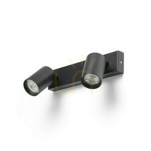 Lampa Natynkowa Dude Ii Czarna 230 V Led Gu10 2x9 W small 3