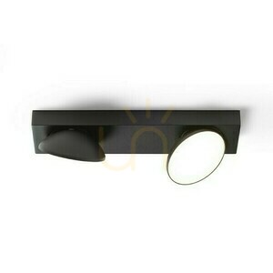 Lampa Natynkowa Eliseo Ii Czarna 230 V Led 2x5 W 3000 K small 1