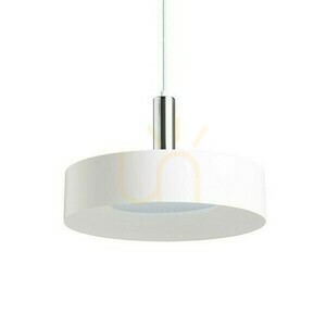 Lampa Wisząca Giulia 40 Biała Chrom 230 V E27 W small 3