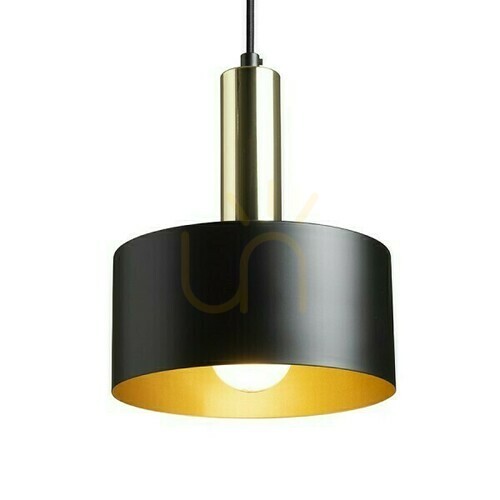 Sprawdź Lampa Wisząca Giulia 20 Czarna/Złoto Brązowa Mosiądz 230 V E27 40 W