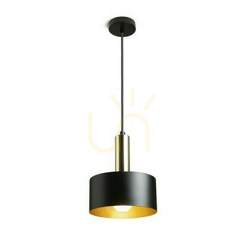 Sprawdź Lampa Wisząca Giulia 20 Czarna/Złoto Brązowa Mosiądz 230 V E27 40 W