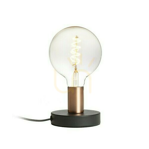 Sprawdź Lampa Stołowa Algot Czarna Miedź Szczotkowana 230 V E27 40 W